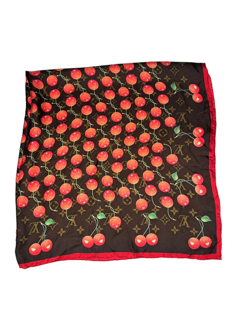 Louis Vuitton Red Cherry Scarf