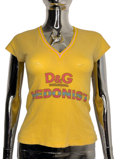 Dolce & Gabbana Yellow Hedonist Top
