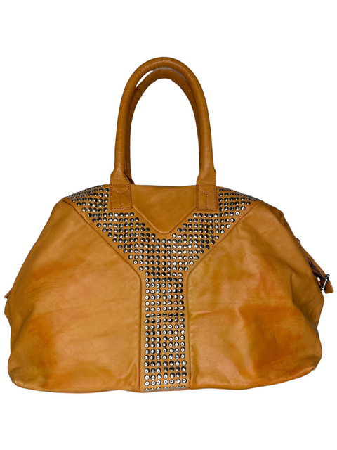 Saint Laurent Easy Y Caramel Brown Leather