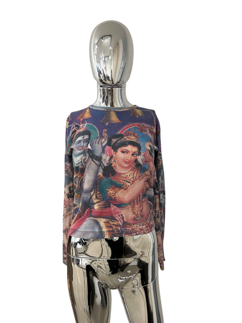 Out of time work blue label long sleeves top