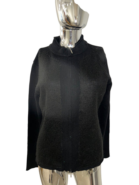 Black Sweater Zip French & Gio