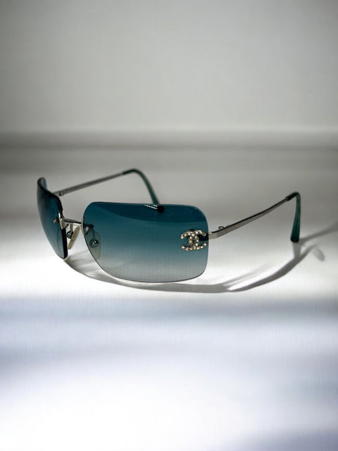 Chanel Blue Sunglasses