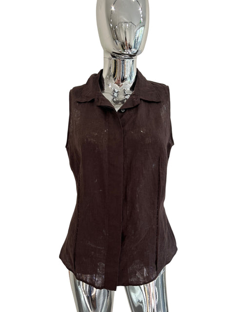 Max Mara Brown Blouse