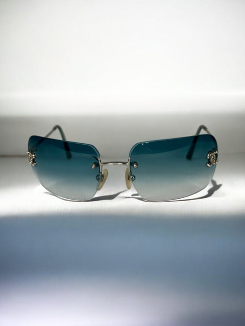Chanel Blue Sunglasses