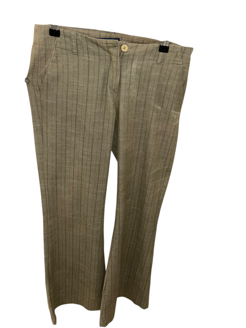 Khaki Pants With Stripes Blu Sand
