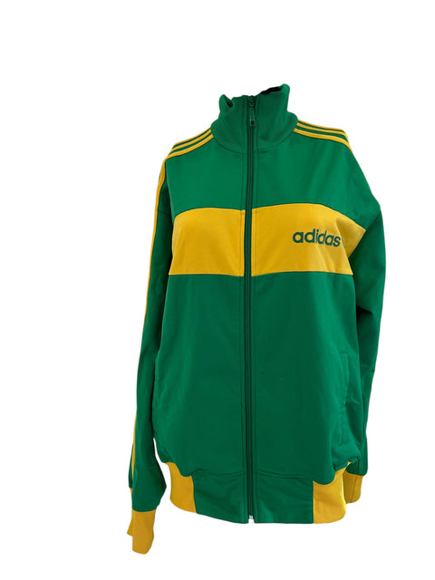 Adidas green and yellow jacket