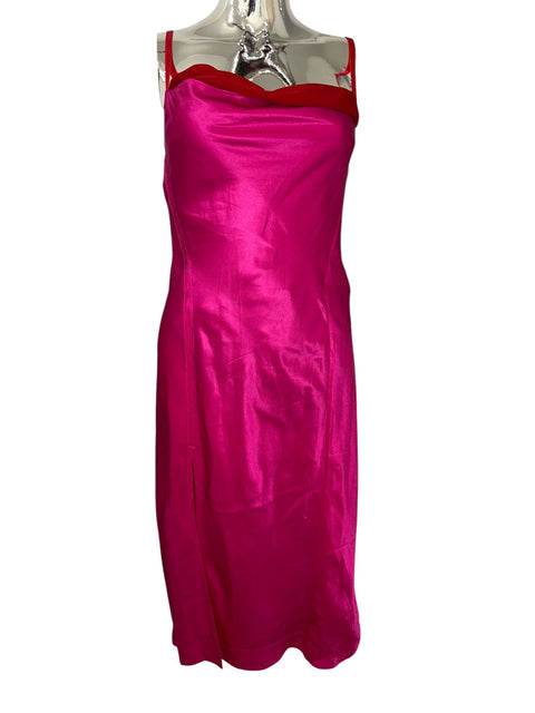 Acne Studios Pink & Red Long Dress