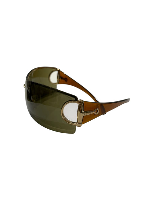 Gucci Brown Horsebit Glasses