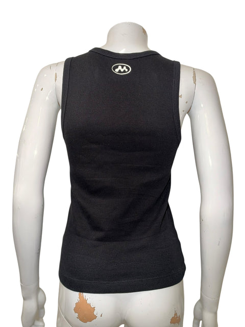 Mowalola Black Tank Top