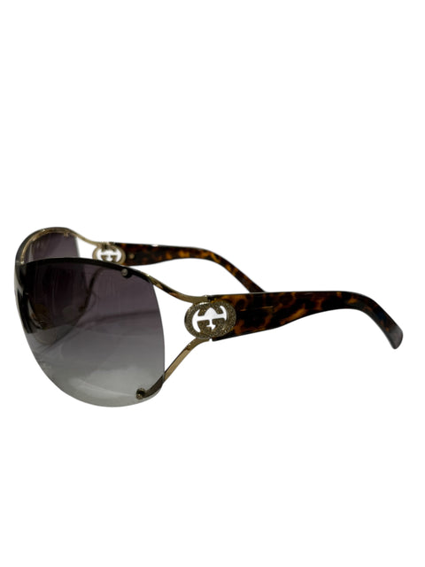 Gucci Tortoise & Glitter Sunglasses