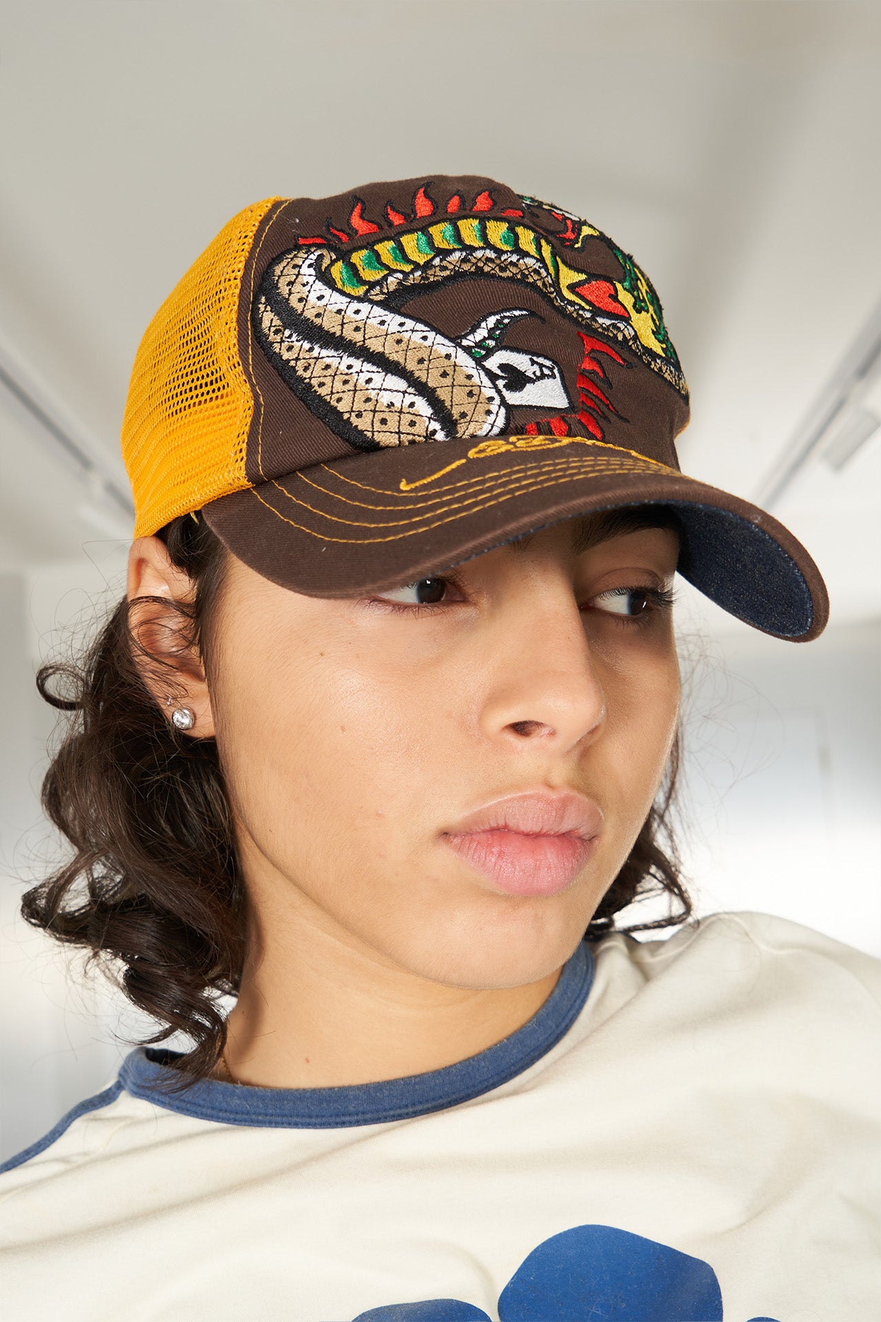 Ed hardy best sale trucker hat