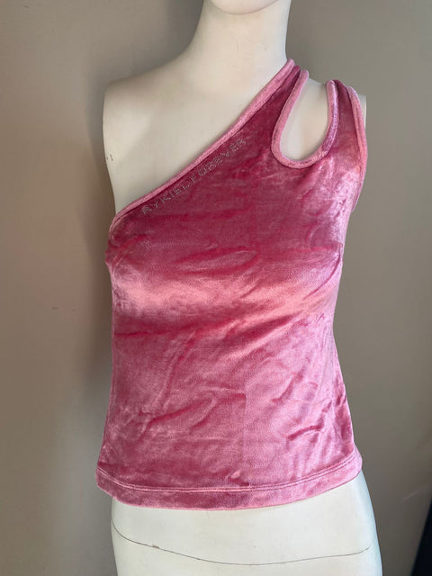 Sonia Rykiel Pink Velvet Top