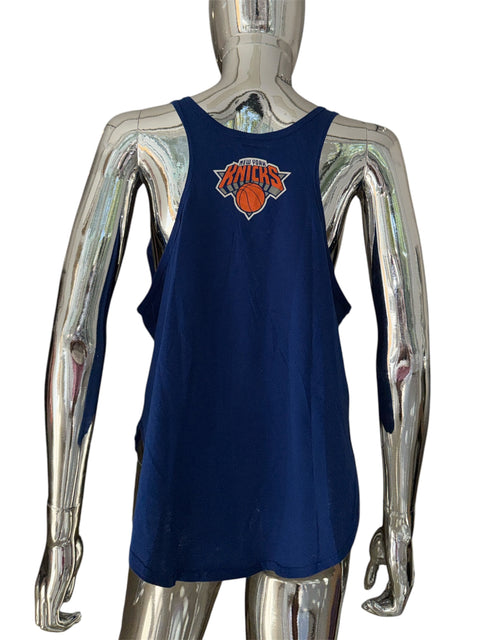 NBA Blue Orange Print Tank Top