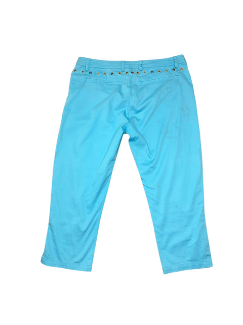 Versace Jeans Couture Blue Capri Pant