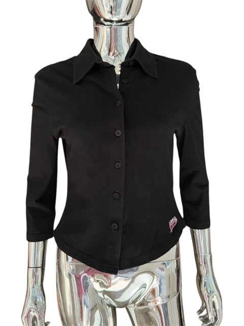 Guess Black Pink Detail Shirt