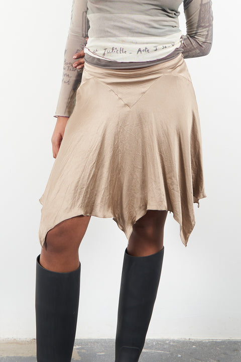 Asymmetrical Versus Versace Skirt