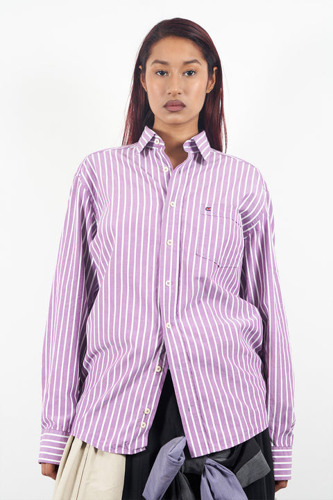 Stripped Violet Shirt