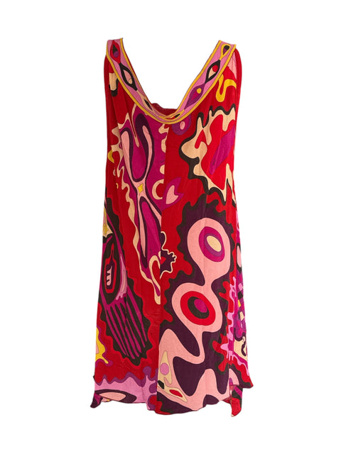 Emilio Pucci Red Cowl Back Dress