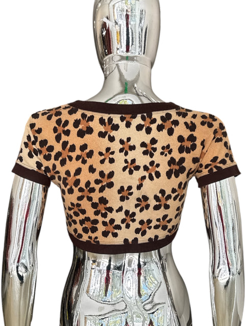 Moschino Jeans Leopard Print Bolero