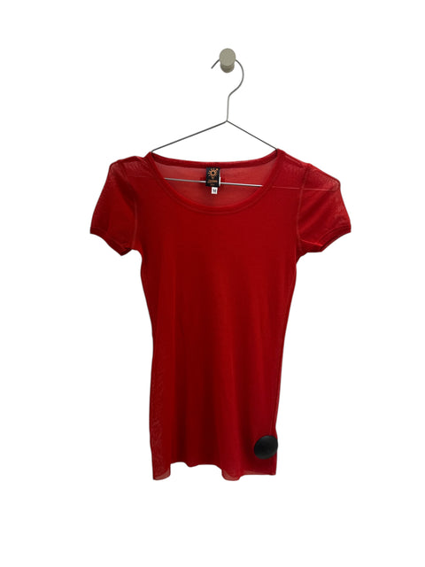 Jean Paul Gaultier Orange Mesh Top
