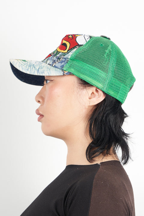 Ed Hardy Sailor Green Trucker Hat