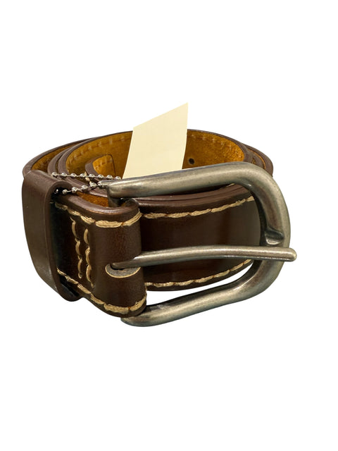 Vintage Stitch Brown Belt