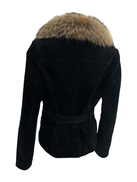 Specchio Woman Real Leather & Fur Jacket