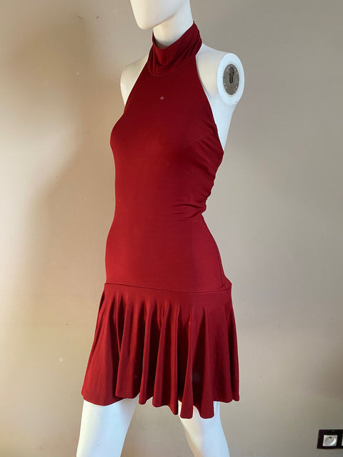 Dolce & Gabbana Red Neckholder Dress