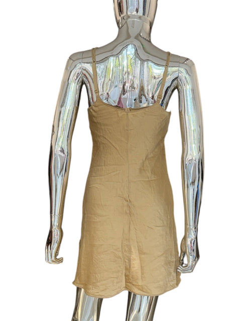 Vintage Golden Slip Dress