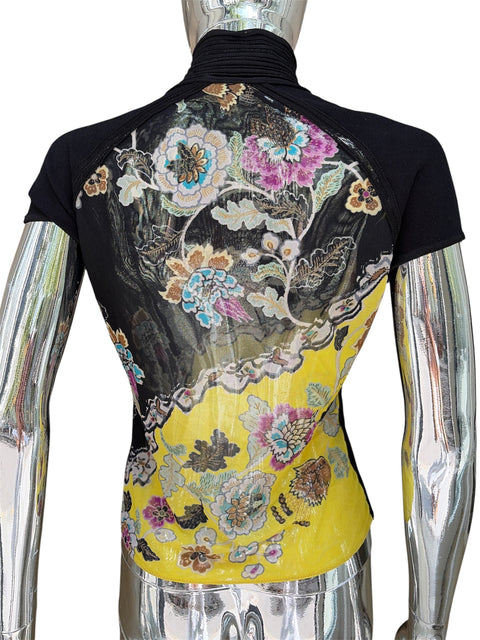Roberto Cavalli Spring 2003 Silk Chinoiserie Set