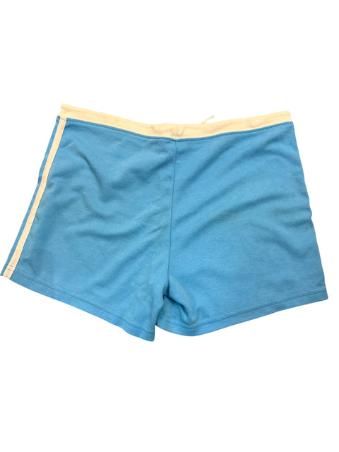 Vintage Blue White Stripes Short