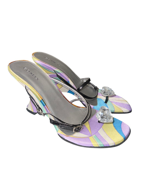 Go Max Heart Gem Sandal Heels