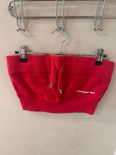 Dsquared Red Bandeau Top