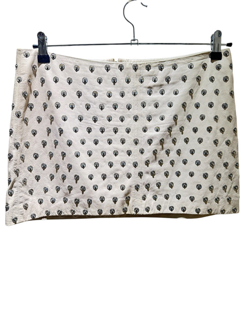 John Richmond Nude With Grey Studs Skirt