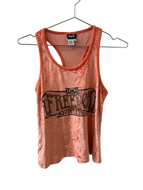 Dolce&Gabbana Freedom Velvet Tank