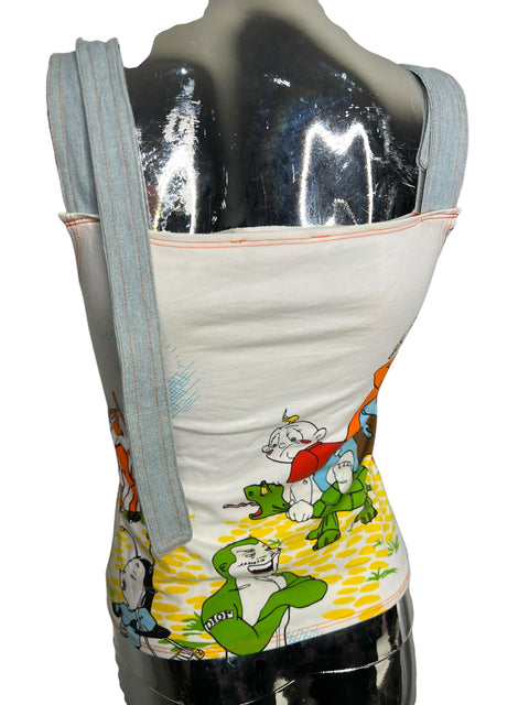 Christian Dior S/S 2002 Cartoon Tank Top