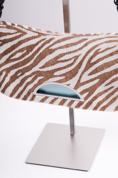 Christian Dior Malice Zebra Print Poney Hair