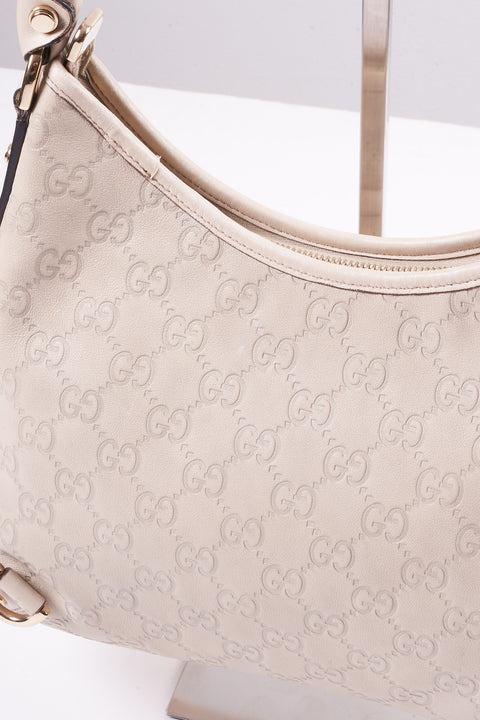 Gucci Beige Monogram Gold Hardware