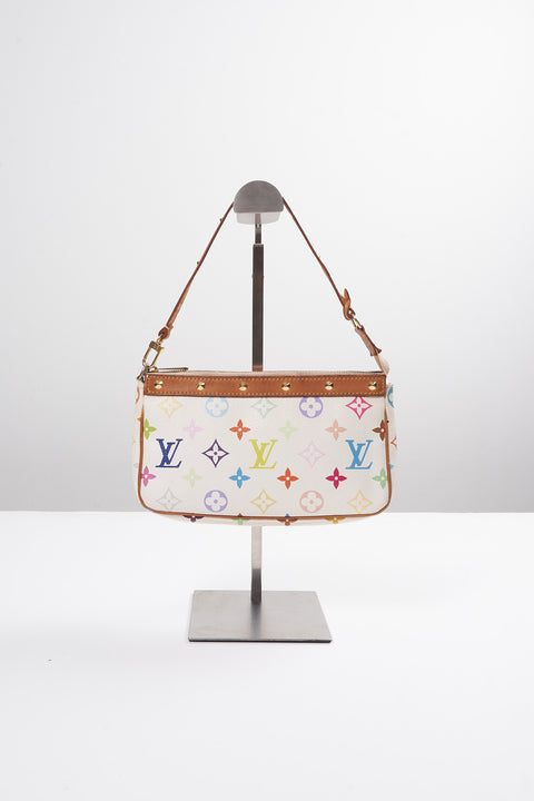 Louis Vuitton Murakami White Pochette