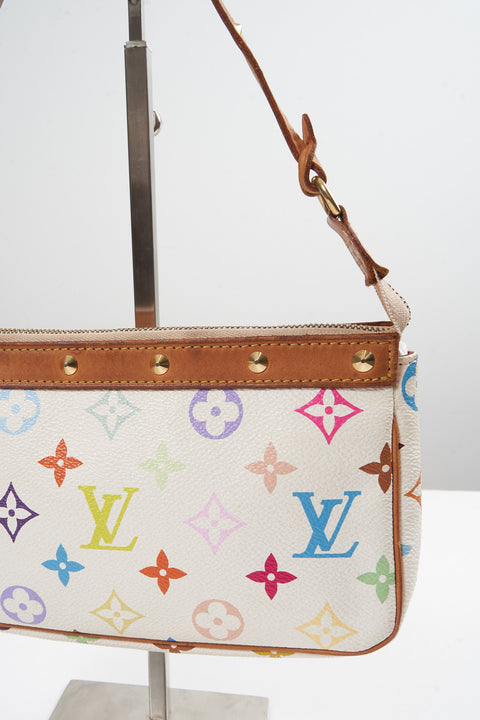 Louis Vuitton Murakami White Pochette
