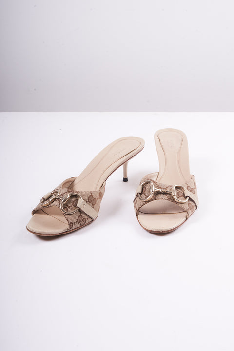 Gucci Mules Horse Bit 38 1/2