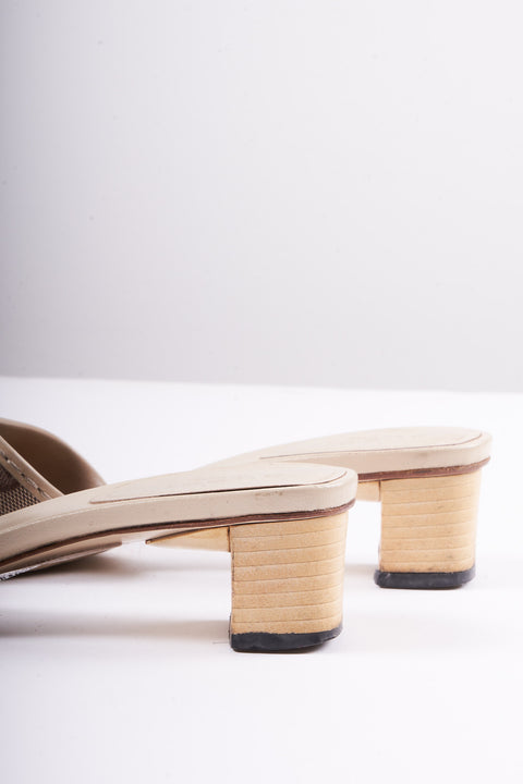 Gucci Mules Brown Monogramme