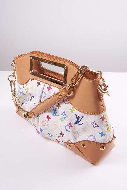 Louis Vuitton White Murakami Judy