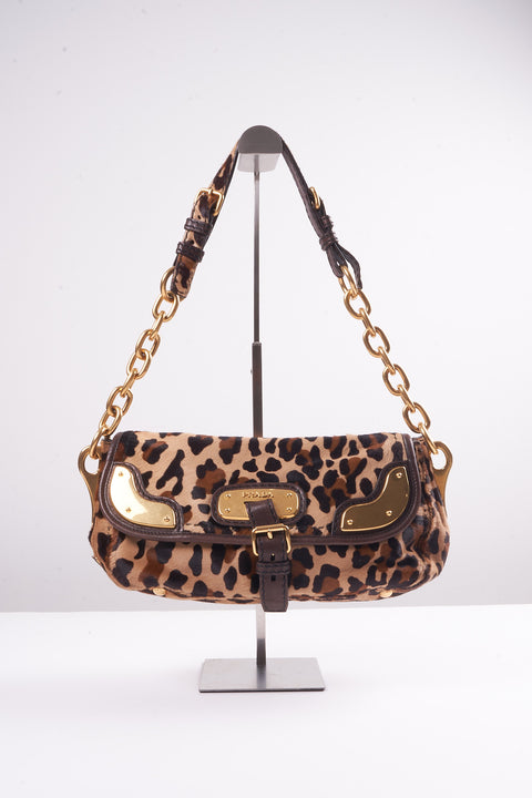 Prada Leopard Print Pony Hair