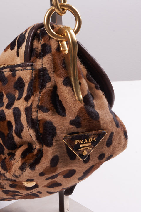 Prada Leopard Print Pony Hair