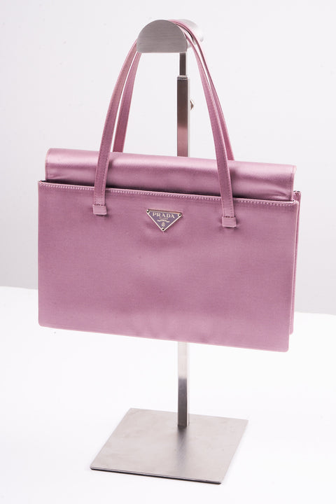 Prada Pink Satin Party Bag (Box&Dust)