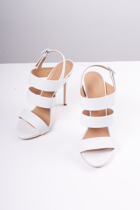 Zanotti White Heels Size 39
