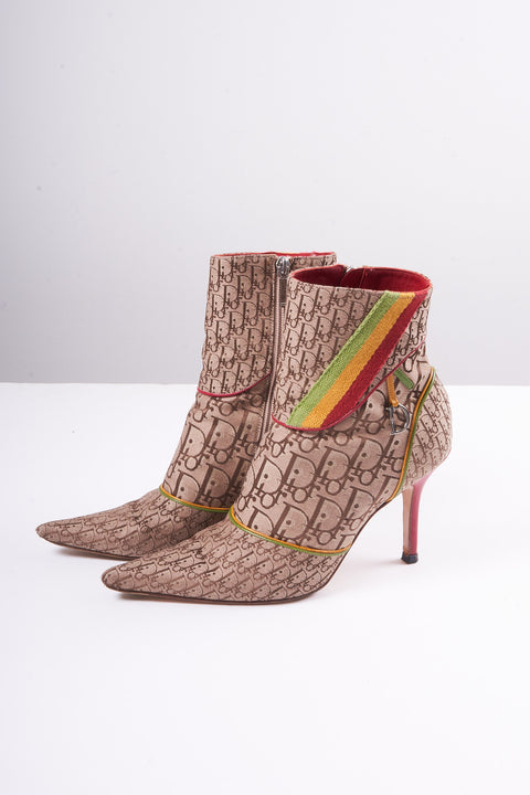 Dior Jamaica monogram boots size 39.5