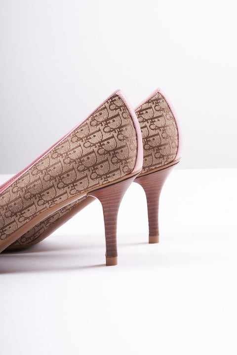 Dior Pink monogramme heels Size 39.5