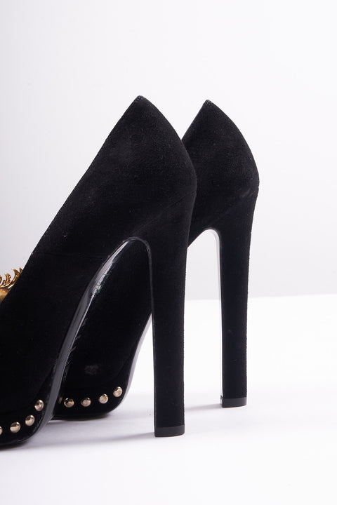 Alexander Mcqueen Skull Studded Heels size 35.5